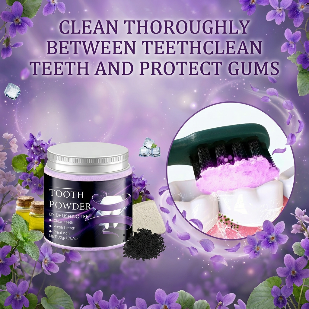 Purple Tooth Powder - Natural Oral Care