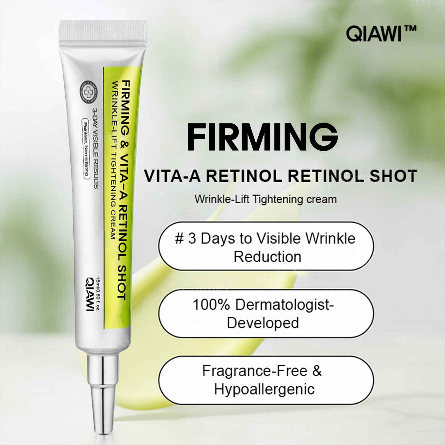⚡️QIAWI™✨Firming & Vita-A Retinol Shot Wrinkle-Lift Tightening cream.💫