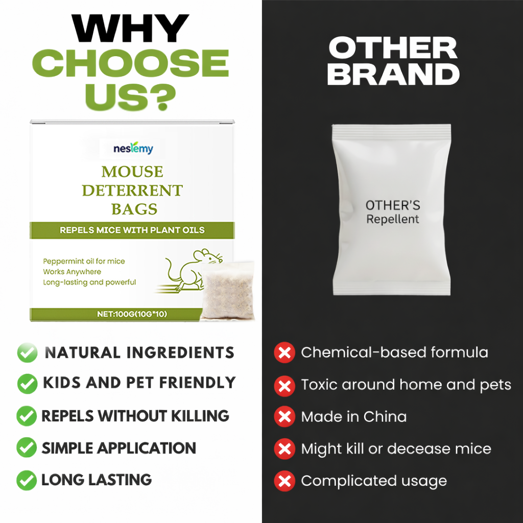 NESLEMY™ Mouse & Rat Repellent Pouches.