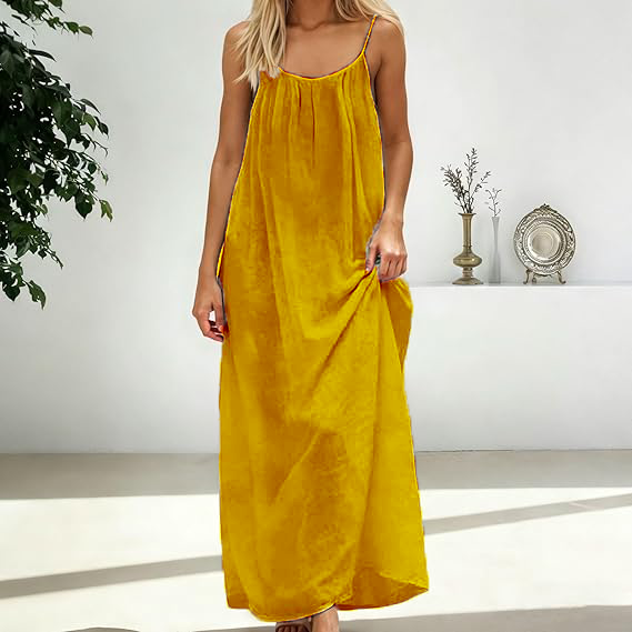 Women’s Backless Lounge Dress – Cozy, Layer-Friendly Winter Home Wear.