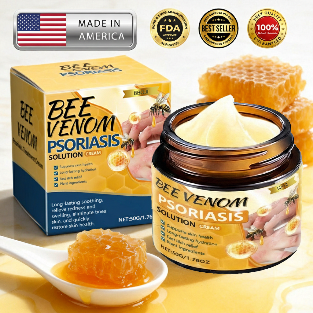 🐝 BBOJI® Bee Venom Psoriasis Solution Cream. 🍯
