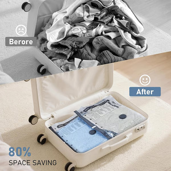 🔥QIAWI® Cordless Travel Vacuum Pump + Storage Compression Bag Set