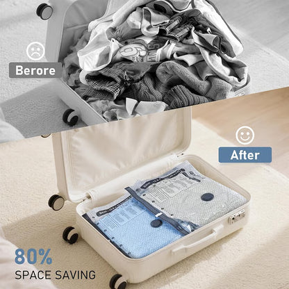🔥QIAWI® Cordless Travel Vacuum Pump + Storage Compression Bag Set