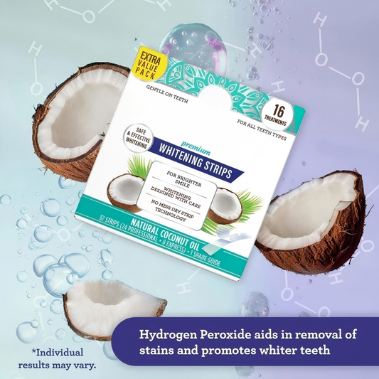 Teeth Whitening Strips - 16 Packets(2 Strips per pack)