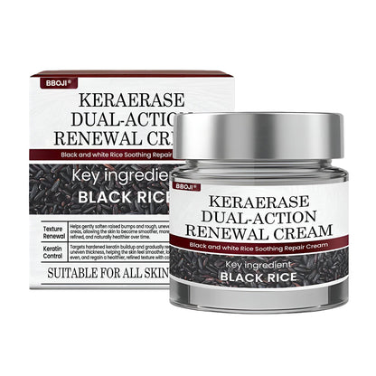 BBOJI® KeraErase Dual-Action Renewal Cream | Black Rice Skin Repair Essence Cream (Removes warts and skin growths, improves keratin buildup and seborrheic dermatitis, follicular keratosis, age spots, and bruising)