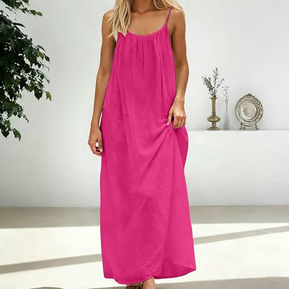 Women’s Backless Lounge Dress – Cozy, Layer-Friendly Winter Home Wear.