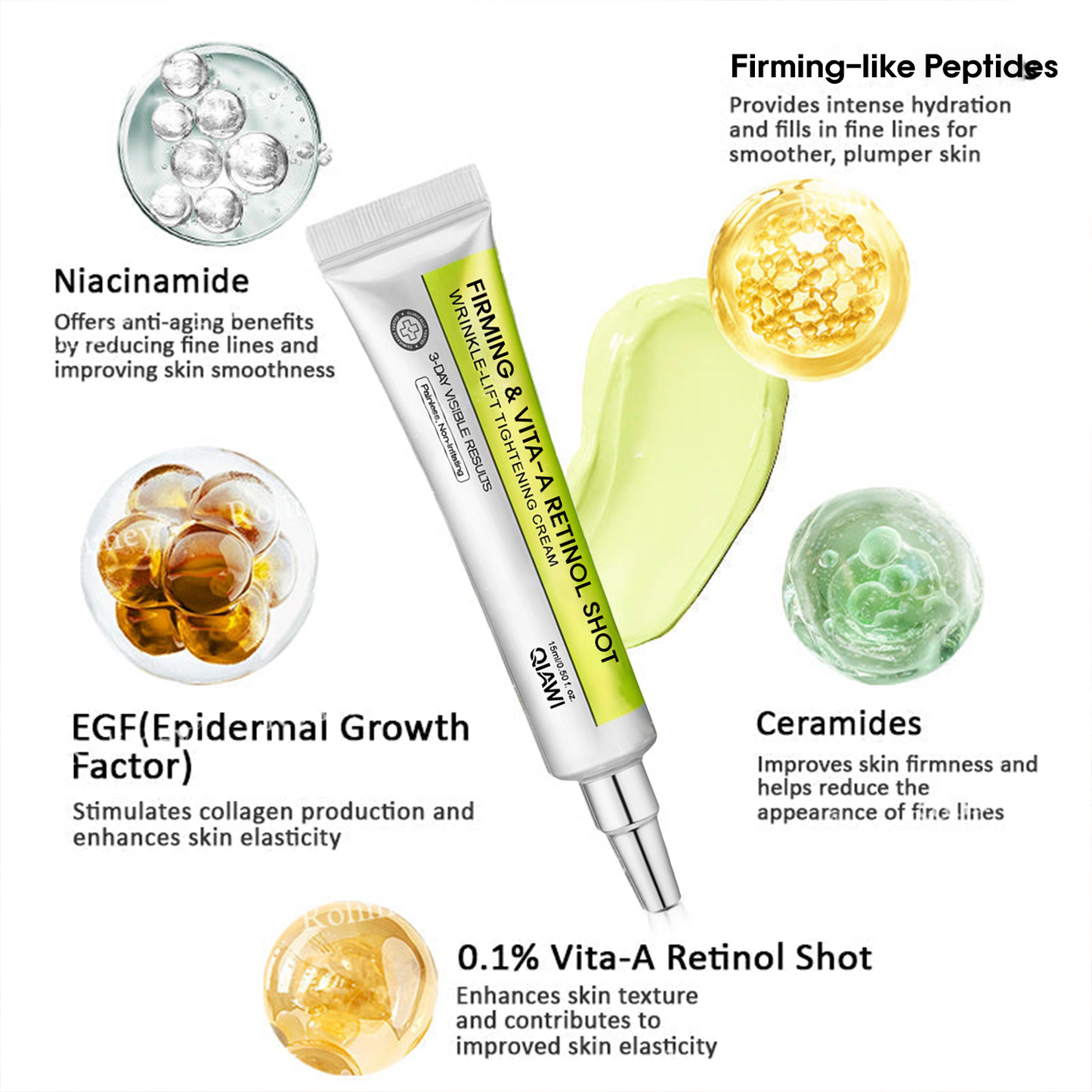 ⚡️QIAWI™✨Firming & Vita-A Retinol Shot Wrinkle-Lift Tightening cream.💫