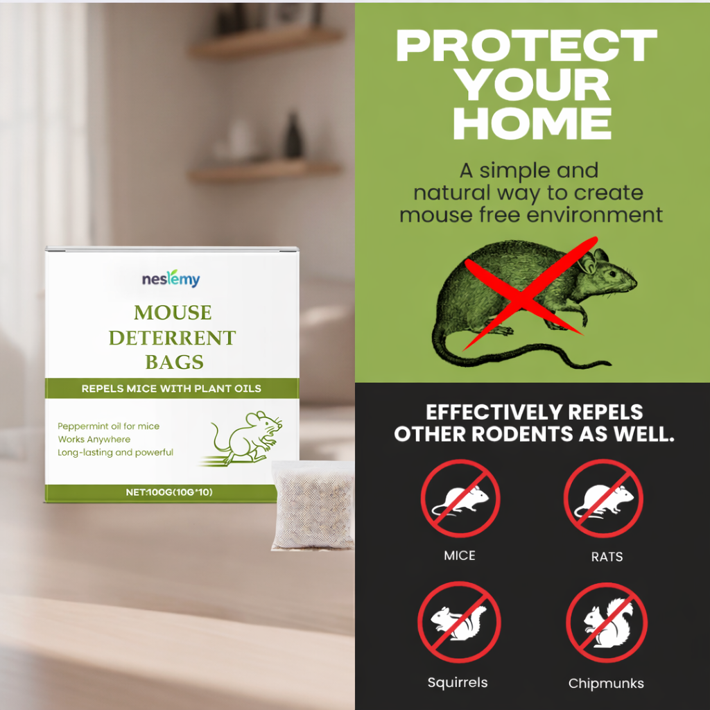 NESLEMY™ Mouse & Rat Repellent Pouches.