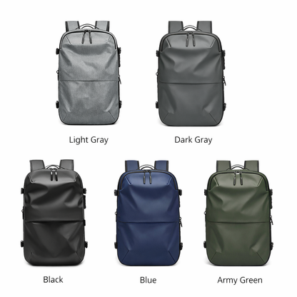 A vacuum-compression backpack designed — durable, well-structured, and built to carry more for everyday versatility.