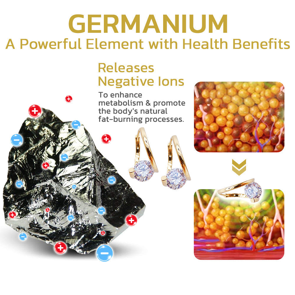 AQA™ Circulatory Support MagneTherapy Germanium Earrings