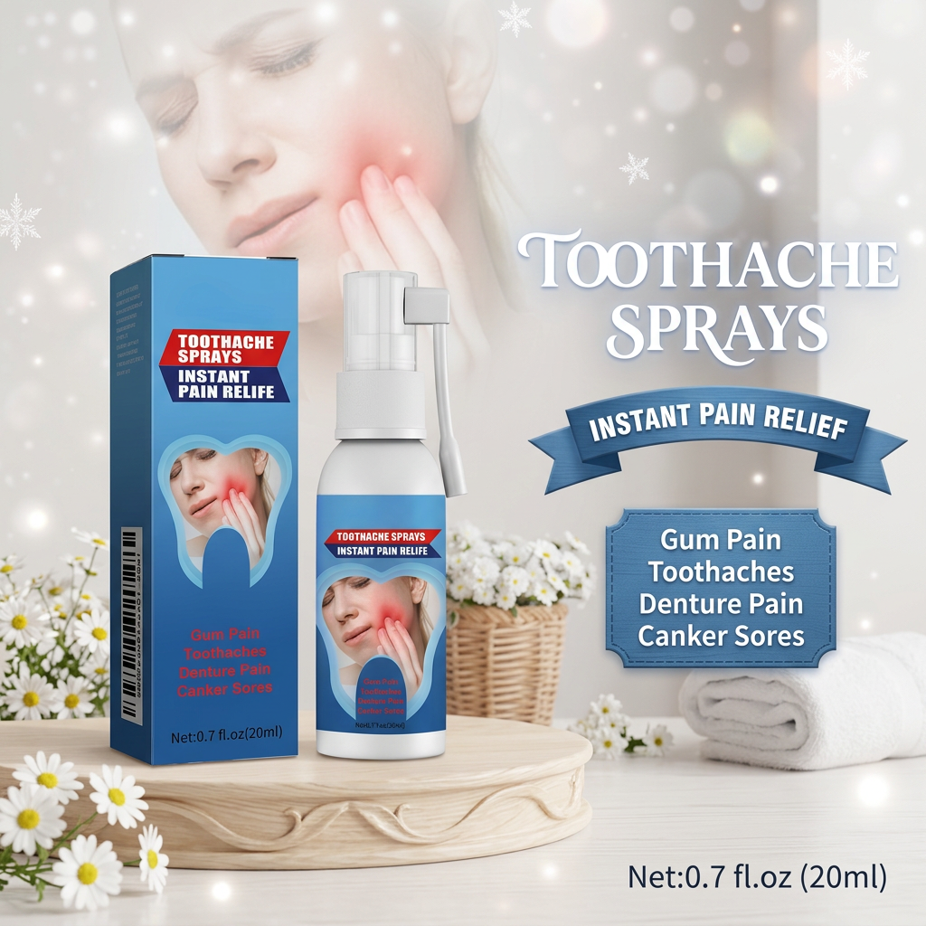 Special analgesic spray for toothache