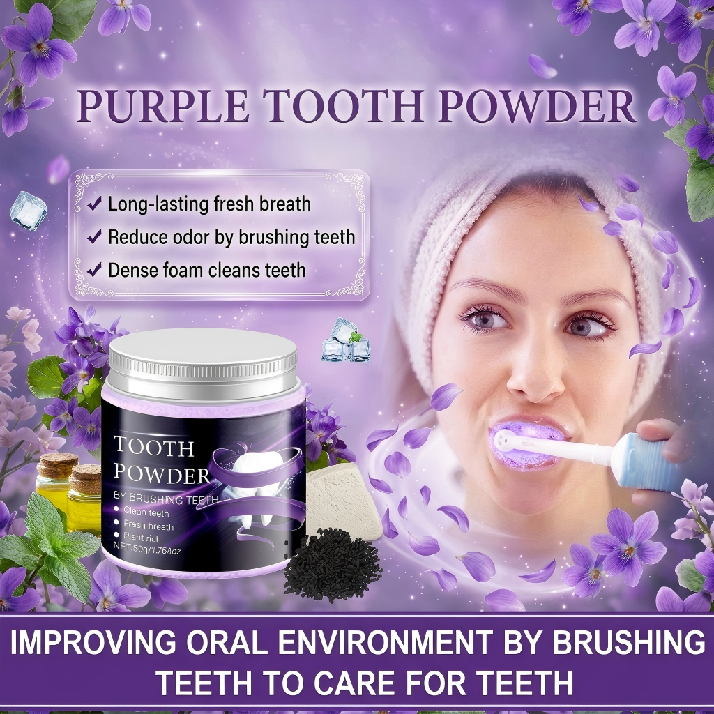 Purple Tooth Powder - Natural Oral Care
