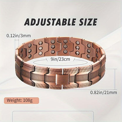 Copper Magnetic Power Bracelet — Boost Circulation, Banish Fatigue